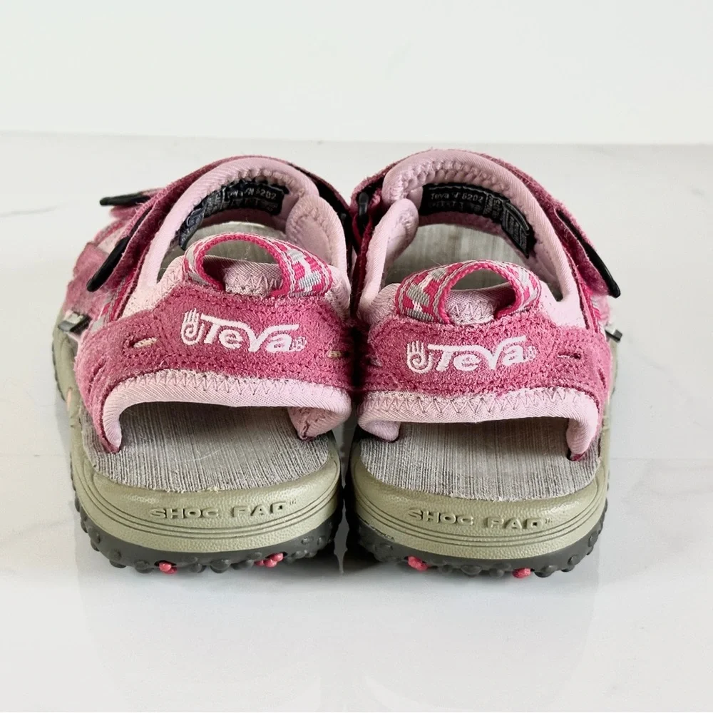 Teva Spoiler 2K Sport Sandals Pink Little Girl 2 Style 6202 Honeysuckle
